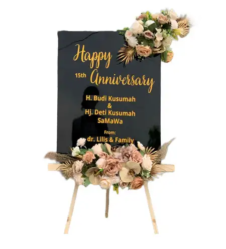 Papan Bunga Akrilik Sumber Taman