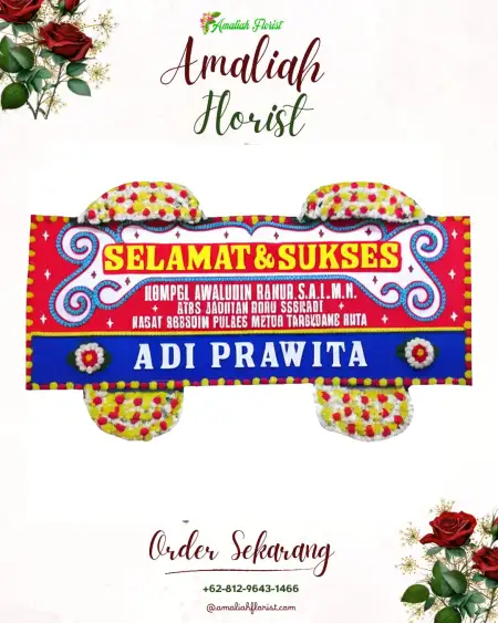 Papan Bunga Ucapan Selamat Sumber Taman