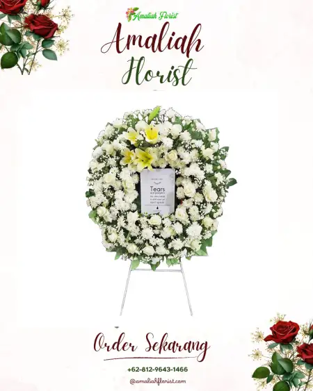 Krans Bunga Duka Sumber Taman