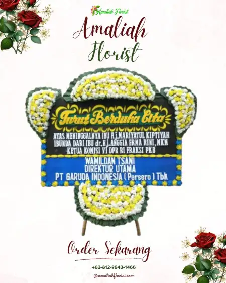 Papan Bunga Duka Sumber Taman